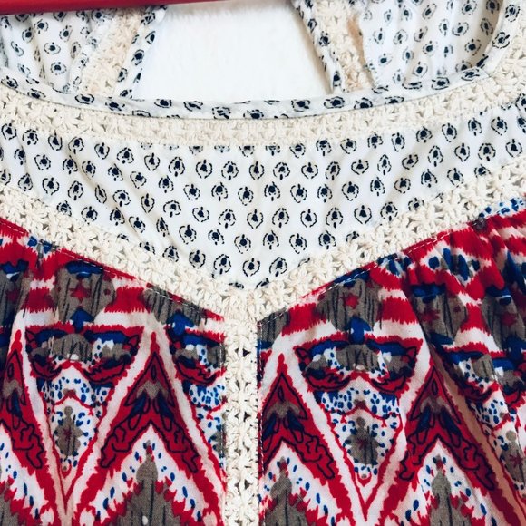 Freeway Women's Shirt Top Blouse Boho flowy Size small - Picture 4 of 8